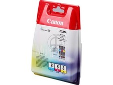 Triple-Set CLI-8C -8M -8Y Cyan Magenta Yellow Canon Original Ip4500 0621B029 picture