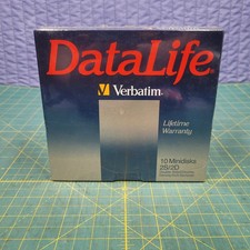 Verbatim DataLife 10 Minidisks 2S/2D Double Sided #MD 550-01 NIP picture
