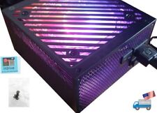 SHARK 1000W Digital RGB LED Fan Dual PCIe Black Gaming PC ATX Power Supply picture