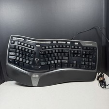 Microsoft Natural Ergonomic Curved Wired Keyboard 4000 v1.0 Model KU-0462[Read] picture
