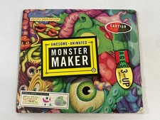 Vintage 1995 Awesome Animated Monster Maker CD-ROM Mac/PC Software ImagineEngine picture