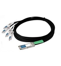 CAB-Q-S-3M Arista Compatible 3Meter 40Gbps QSFP+ to 4x10G SFP+ DAC Passive Cable picture