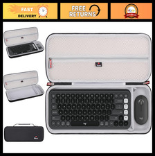 Keyboard Case for Logitech POP ICON Keys - Black Grey, Durable Protection & Styl picture