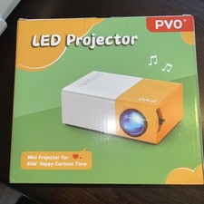 PVO Mini Projector  Portable Outdoor Movie Multimedia Connection NIB picture