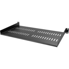 StarTech CABSHELFV1U 1U Vented Server Rack Cabinet Shelf - Fixed 10in Deep picture