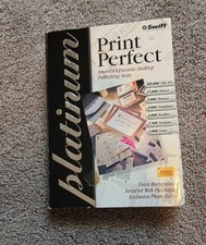 Print Perfect Platinum Swift Software Desktop Publishing 8 Discs Open Box picture