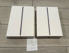 Apple iPad 9th Generation EMPTY BOX ONLY Space Gray 64GB Genuine 2021 Lot Of 2 picture