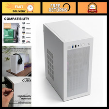 Compact Micro-ATX Desktop PC Case with 80mm Fan - M-ATX Mini Tower, Sleek Design picture