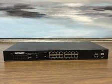 INTELLINET 561341 16-Port Gigabit Ethernet PoE+ Web-Managed Switch W/2 SFP Ports picture
