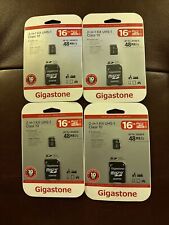 New Lot 4 Gigastone 16 GB Micro SD Prime Series Card U1 with Adapter - 16 GB picture