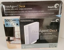 NEW Seagate 500 GB HDD Free Agent External Drive Desktop ST305004FDB2E1-RK  picture