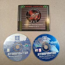 Real 3D StarFighter AGP Mission Installation Disks 2 & 3 PC 1997 Daytona USA picture