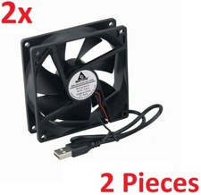 2 Pieces USB Fan 5V 0.2A Computer PC CPU Case  9225 92mm 92x92x25mm  DC  G13 picture