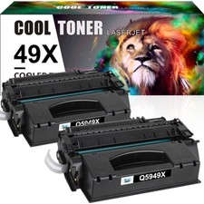 2PK Q5949X Toner Cartridge Black For HP 49X LaserJet 3390 3392 1320 1320n picture