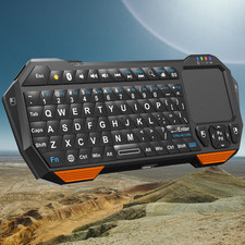 Fosmon 30FT Mini Wireless Bluetooth Keyboard Touchpad for iOS Android Windows picture