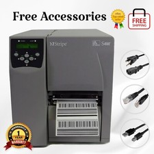 ZEBRA S4M Thermal Transfer Barcode Label Printer Ethernet USB 1YR WARRANTY picture