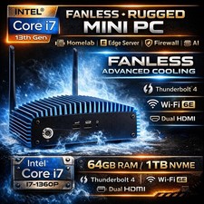 Simply NUC Rugged NUC 13 Pro (NUC13ANHi7) Intel Core i7-1360P/64GB Ram/1TB SSD picture