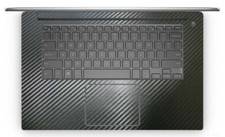 2-pack Black carbon fiber Palmrest Vinyl Sticker Skin for Dell Precision 15 picture