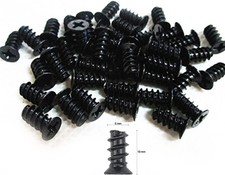 100Pcs Computer Cooling Fan Mount Screws, M5X10 Black - Fits 70Mm to 140Mm Fans picture