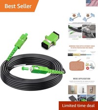 30M High-Speed SC/APC to SC/APC Fiber Optic Jumper Cable - Armored Low Friction picture