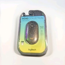 Wireless Mouse M340 Logitech Design Collection (Speckles) Silent Touch NEW picture