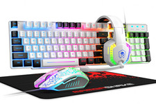 ZIYOU LANG T11 Wired Gaming Keyboard and Mouse Headset Combo Rainbow LED Backlit picture
