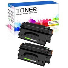 2Pk Black Toner Cartridge Replacement For HP Q5949X 49X Laserjet 1320TN Printer picture