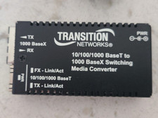 Transition Networks 10/100/1000Base-T to 1000Base-S Switching Media Converter picture