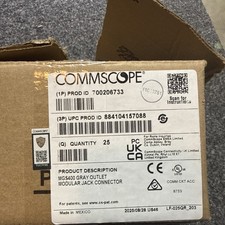 Commscope Systimax GigaSPEED 700206733 MGS400 Gray Cat6 Modular Jack box 20 picture