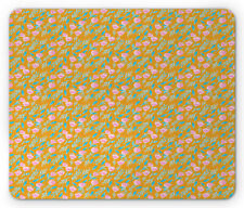 Ambesonne Colorful Floral Mousepad Rectangle Non-Slip Rubber picture