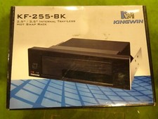 Kingwin KF-255-BK 2.5/3.5inch SATA HDD Trayless Hot Swap Rack New OPEN Box picture