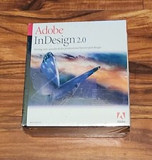 Adobe InDesign 2.0 Complete Software New In Box ~ Macintosh ~ Sealed picture
