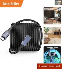 Versatile 20ft USB C Extension: 4K Display, Fast Charging & Braided Design picture