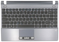 Original Palmrest with US Keyboard ASUS U24 U24A U24E Upper Cover LED picture