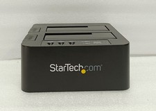 STARTECH SDOCK2U313R DUAL BAY SATA SSD HDD DUPLICATOR DOCK SURPLUS REPLACEMENT picture