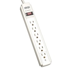 TRIPP LITE TLP604 Surge Protector Strip,6 Outlet,Gry 2MY53 picture