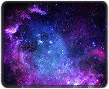 Mouse Pad, 12 x 10 in Galaxy Theme Computer Mouse Pad for Desk, Premium-Textured picture