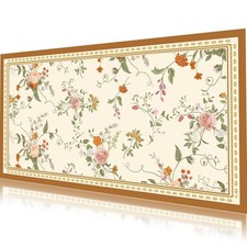 31.5x15.7 Inch Floral PU Leather Desk Pad XXL Extended Mouse Mat Waterproof picture