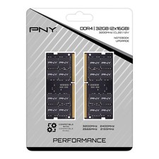 PNY Performance 32GB (2x16GB) DDR4 SO-DIMM 3200MT/s CL22 Laptop Memory picture