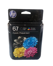 HP 67 Original Ink Cartridge 2-Pack (Black & Tri-Color) picture