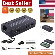 All-in-One Raspberry Pi Zero W Case Kit with HDMI & GPIO Accessories in Black picture