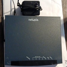 Netopia Wireless Router  4-Port Wired-Ethernet (RJ-45) w/ Power Adapter Bundle picture