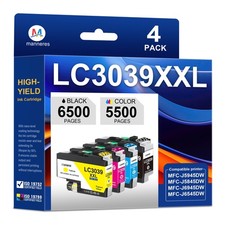 MANNERES LC3039XXL Ink Cartridge Ultra High-Yield 4-Pack LC3039 LC3039-XXL Ink picture