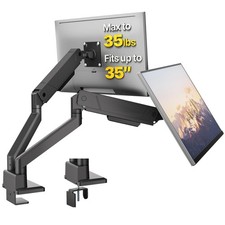 monTEK Dual Monitor Mount Monitor Arms for 2 Monitors for 17 to 35 Inch Curve... picture