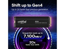 Crucial P310 2280 1TB PCIe Gen4 NVMe Gaming PS5 SSD with Heatsink, Up to picture