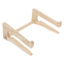 Countertop Laptop Stand Notebook Computer Holder Office Laptop Wooden Riser picture