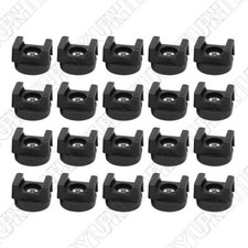 20Pcs Black Magnetic Cable Zip Tie Mount Base Wire Clips Management Base Holders picture