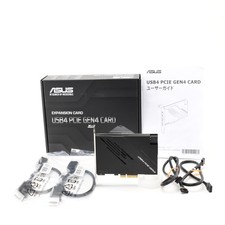 ASUS USB4 PCIe Gen4 Card Dual USB-C Ports 40Gbps DisplayPort 1.4 60W Quick Chrge picture