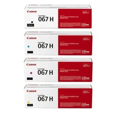 Canon 067H High Yield Toner Cartridge Set (Black Cyan Magenta Yellow ) picture