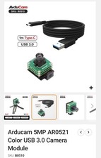 Arducam 5MP AR0521 Color USB 3.0 Camera Module SKU B0510-1 picture